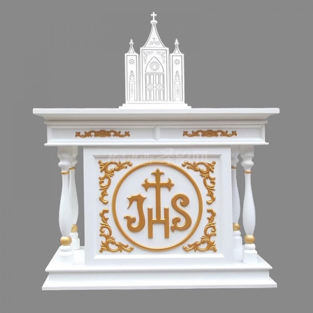 家庭祭台圣龛套装 教堂用品 木制品订制