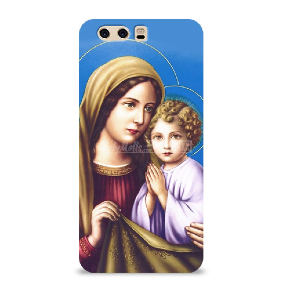 圣母抱小耶稣 圣像手机壳（玻璃镜面）