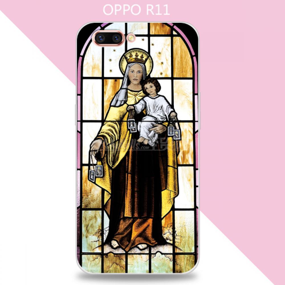 加尔默罗圣母 圣像手机壳（玻璃镜面）