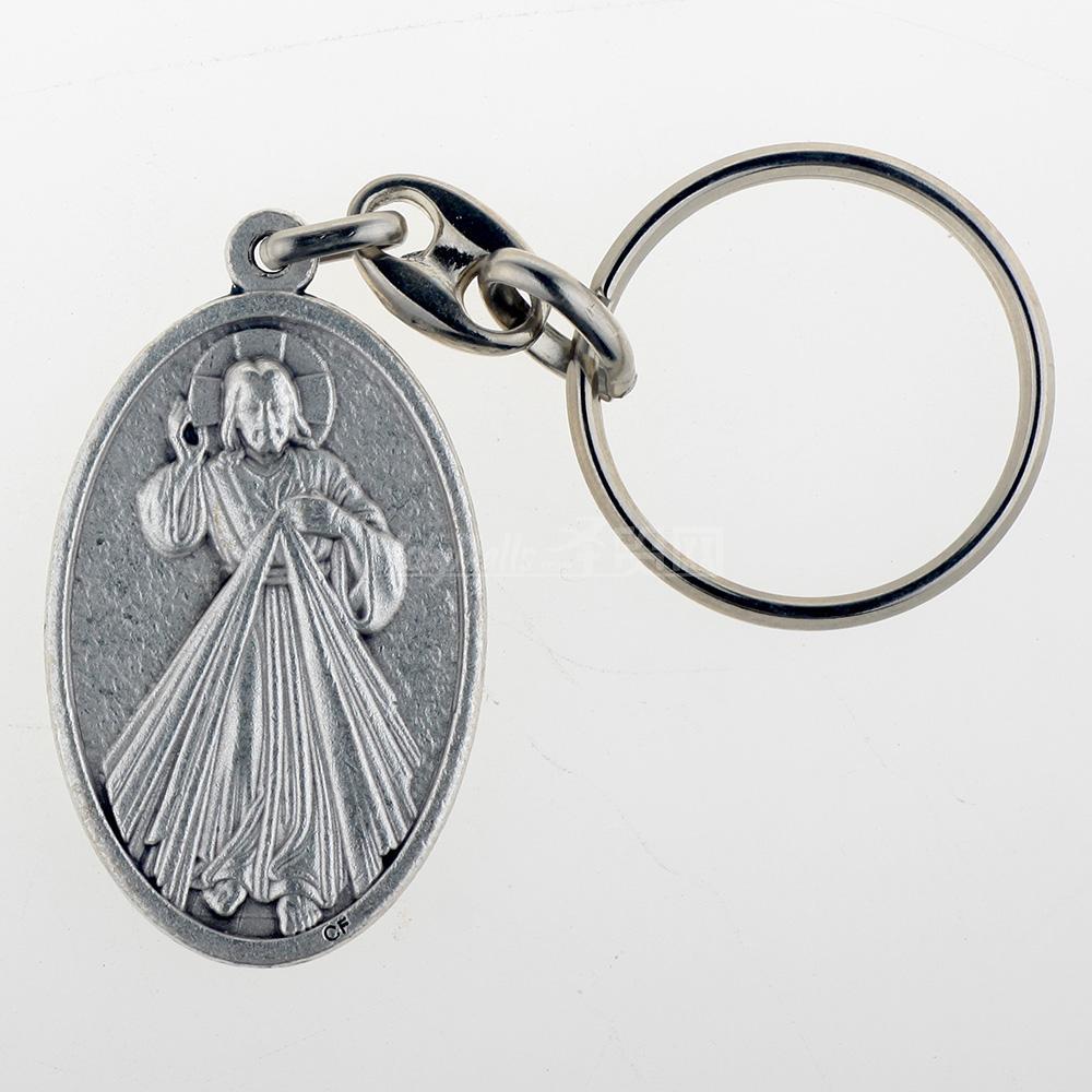 慈悲耶稣 圣像钥匙链（双面）