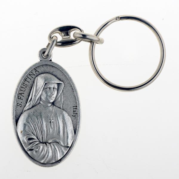 慈悲耶稣 圣像钥匙链（双面）