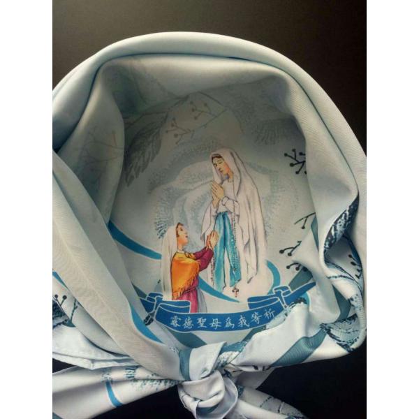 露德圣母纪念款丝巾