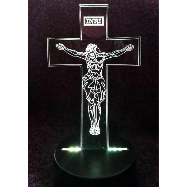 耶稣十字架 炫彩桌灯