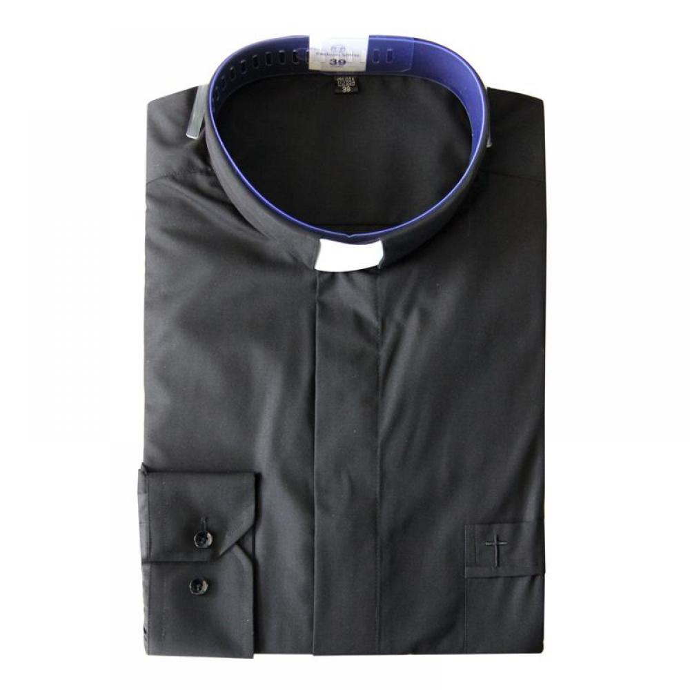 高支纱纯棉 司铎衬衫（黑色长、短袖可选，不含白领插片）