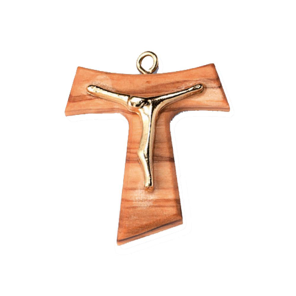 T型橄榄木十字架
