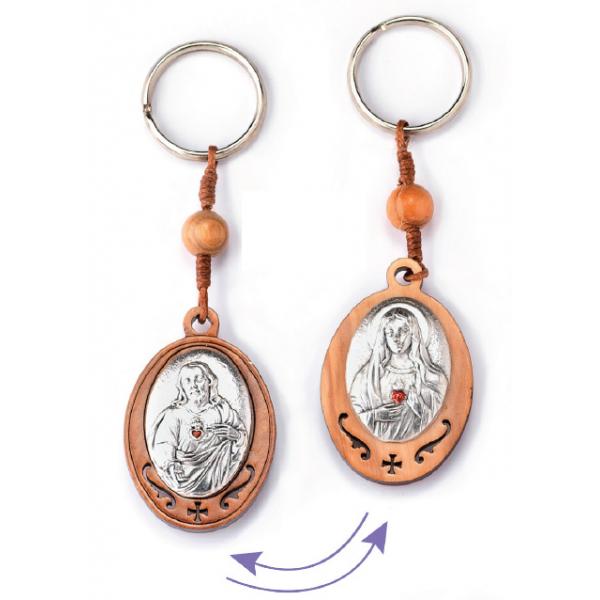 耶稣圣母圣心钥匙链