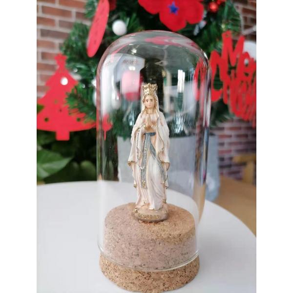 露德圣母金冠像 枫木雕像 意大利进口