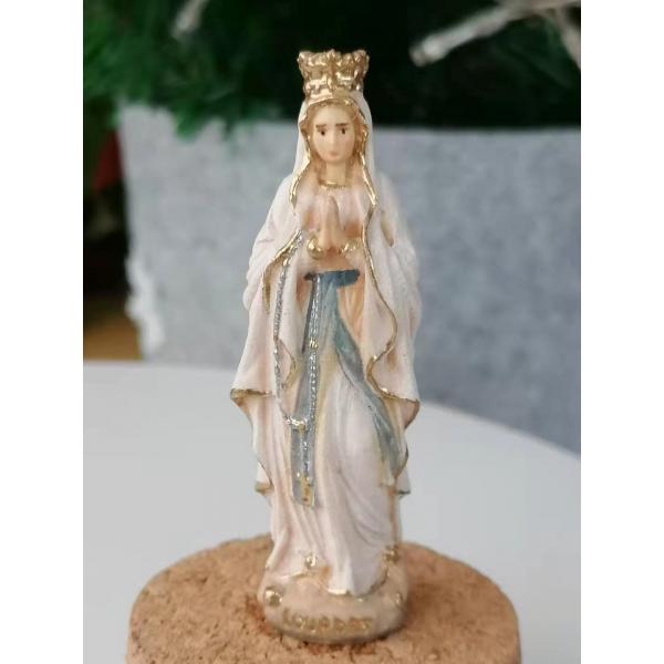 露德圣母金冠像 枫木雕像 意大利进口
