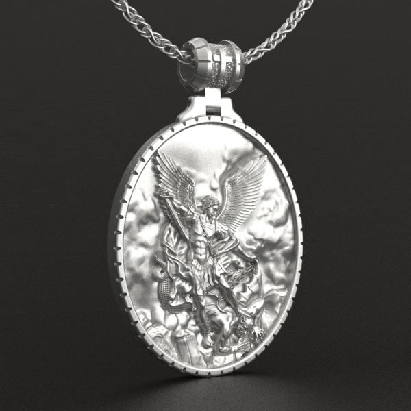 圣弥额尔高浮雕...