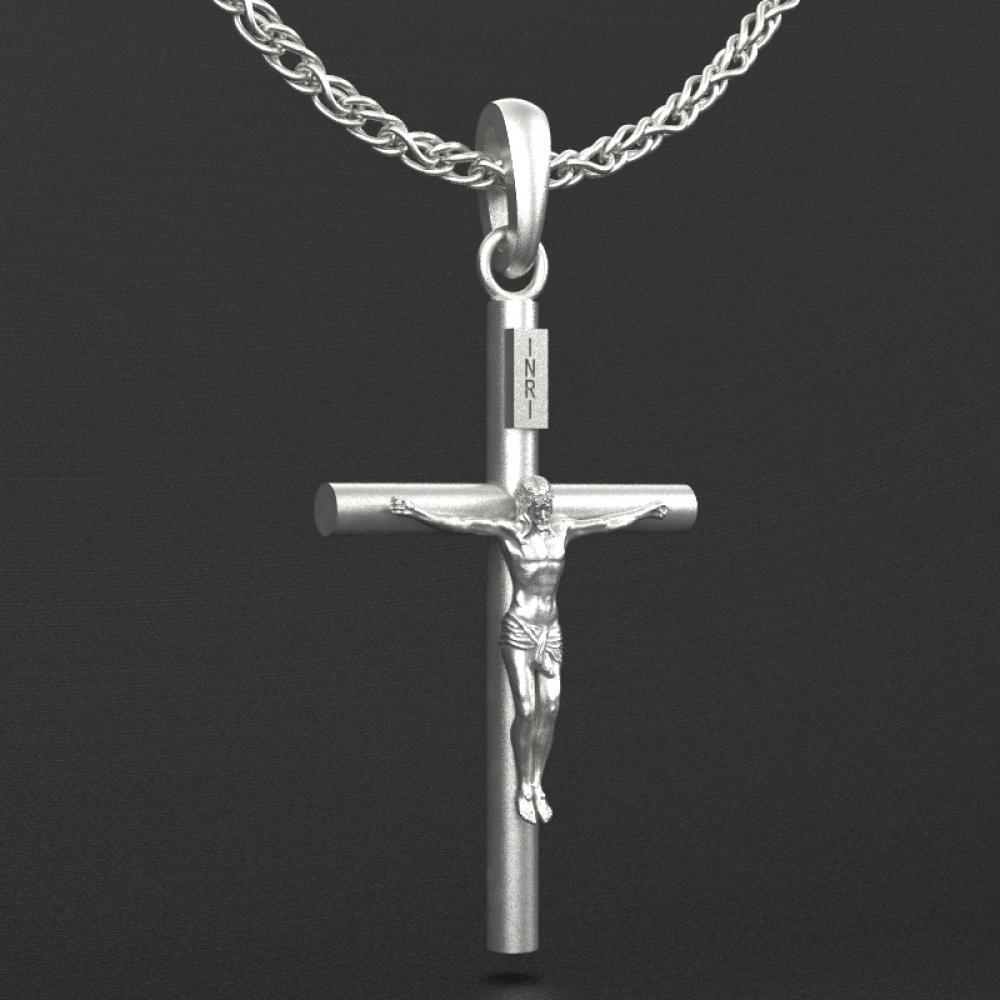 2.5cm圆柱十字架（不含链）