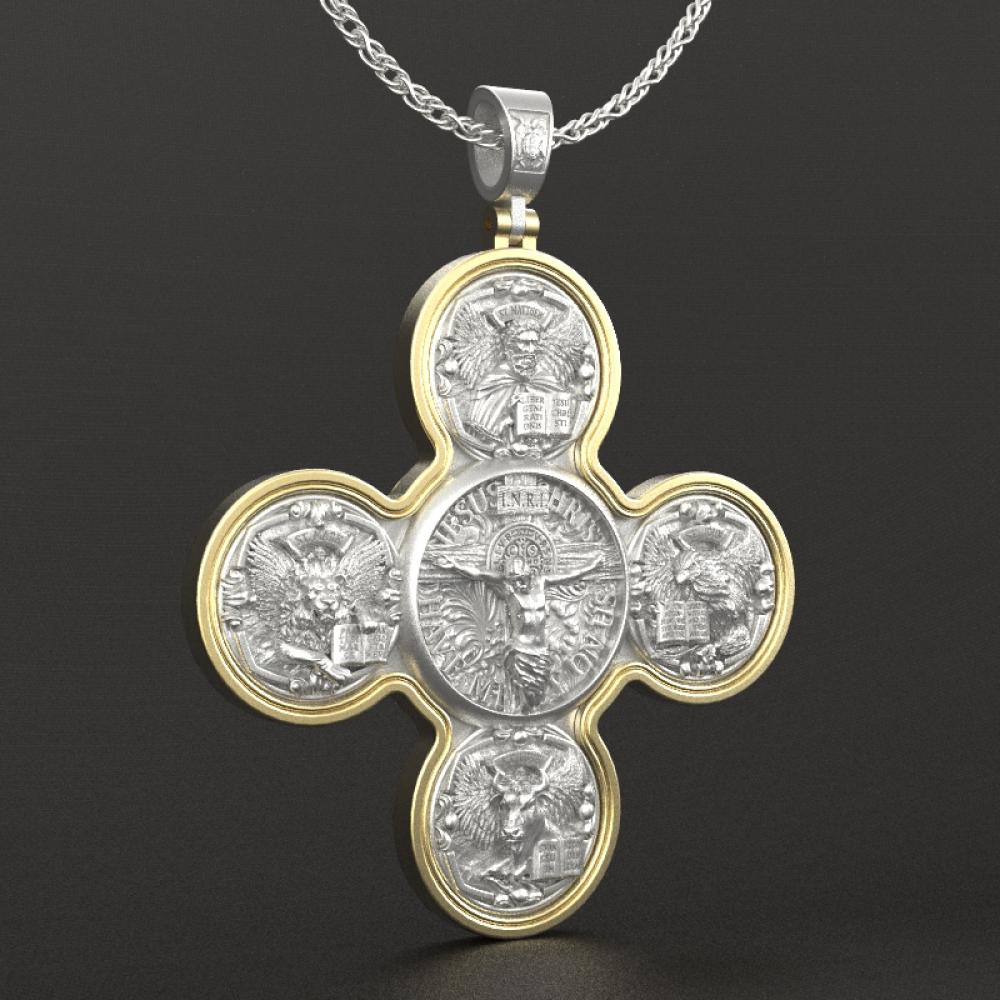 福音四圣使苦像十字架（不含链）