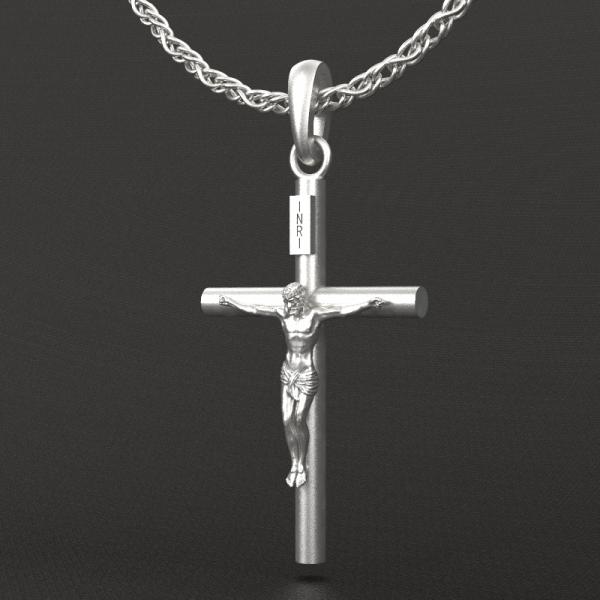 2.5cm圆柱十字架（不含链）