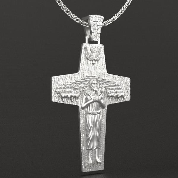 教宗牧者十字架4cm（不含链）