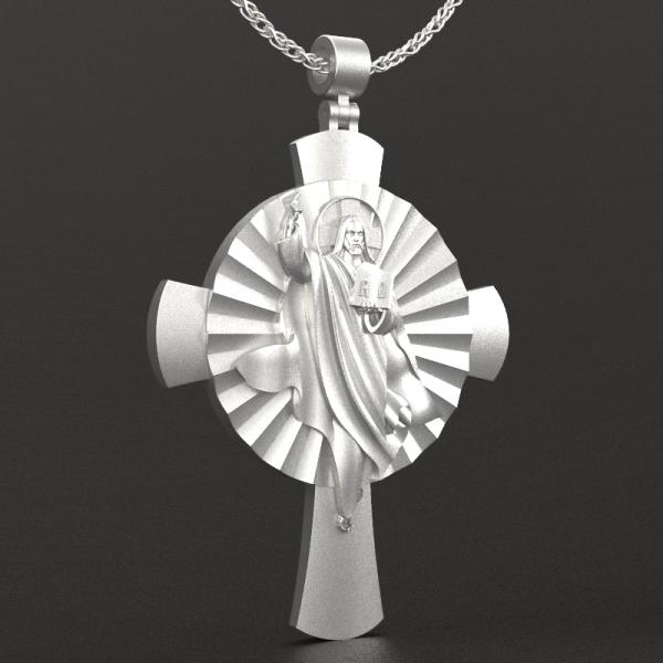 北京西什库堂耶稣再来十字架（不含链）