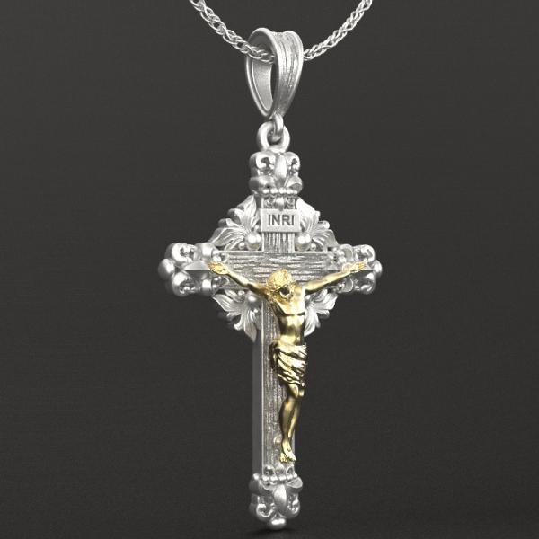 巴洛克十字架6cm（不含链）