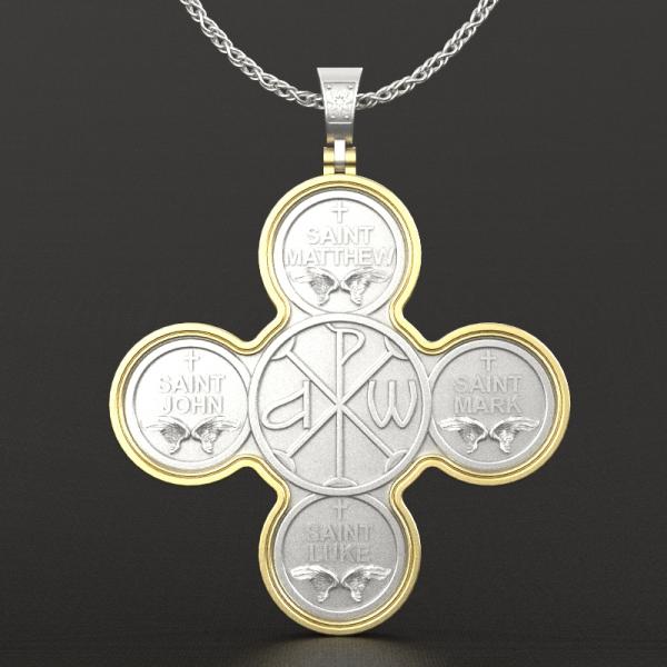 福音四圣使苦像十字架（不含链）