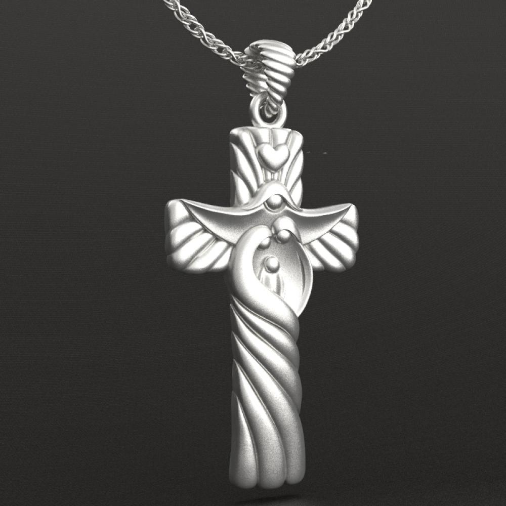 抽象圣家十字架（不含链）