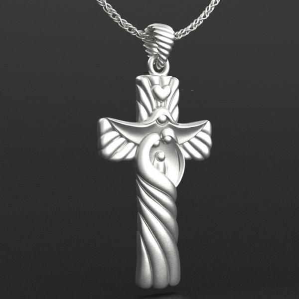 抽象圣家十字架（不含链）