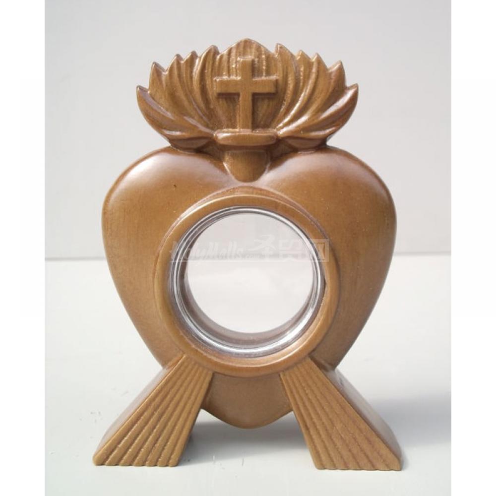圣体光（心形）教堂用品 木制品订制
